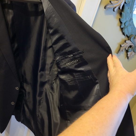 Signature Carrington Navy Blazer/Jacket 54R - Picture 9 of 15